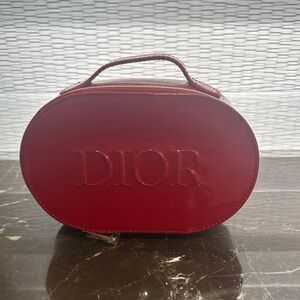 Dior Glossy Red Cosmetic Case